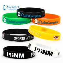 Pulseira de borracha de silicone da copa do mundo com impressão elástica personalizada a granel por atacado para eventos esportivos